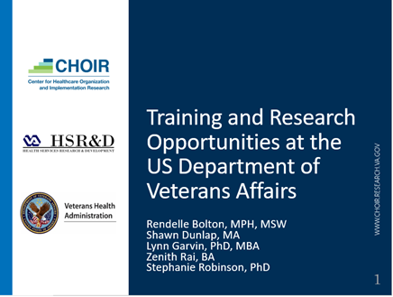 Great presentation by @VA_CHOIR researchers @RendiBolton @veterananthro @LynnGarvin Zenith Rai and @PhdRobinson to Brandeis students about career opportunities at @vahsrd. Thank you @JSAnjaria @BrandeisU @HiattatBrandeis for having us!