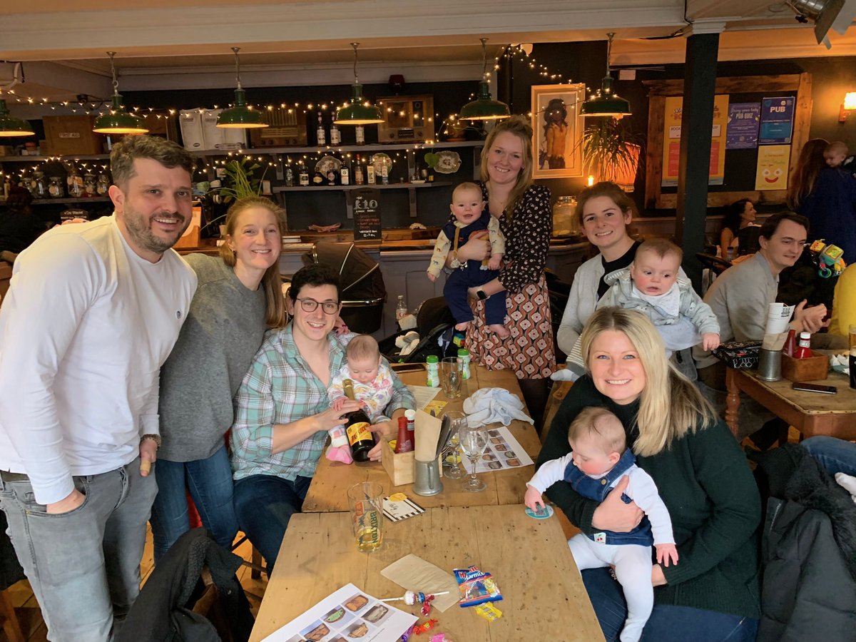 Winners at last month's BRING YOUR BABY PUB QUIZ @ The Railway in STREATHAM COMMON (SW16)!

We're back next Thursday 23rd February, 12pm-2.30pm! 

Book: BringYourBaby.org

#streatham #sw16 #balham #penge #streathamcommon #norwood  #tooting #tootingbroadway #norwood #croydon