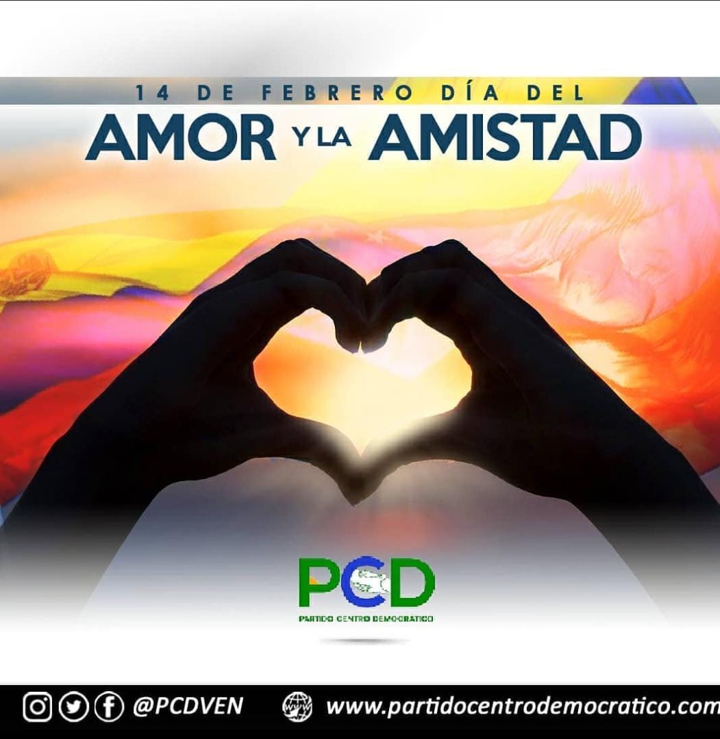 PCDMONAGAS's tweet photo. #14DeFebrero #ValentinesDay #DiadelAmoryLaAmistad #Monagas @CesarPerezVivas @Yandir_PCD @CarlosAlaimo @MaikerArcia @eliodoro_ruiz @victoriaesilval @mildredreina14 @SamueleliseoMe2 @PCD_ARAGUA @PcdNvaEsparta @pcdven @PCDZulia #PartidoCentroDemocraticoVzla #PCDVenezuela https://t.co/DHJpNH0COb