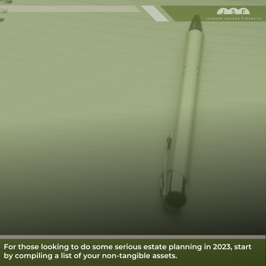 2023 is the year for #estateplanning. Add non-tangible assets to your list, like things you own on paper: brokerage accounts, 401(k) plans, IRAs, bank accounts, life insurance policies, and other policies such as long-term care, homeowners, auto, disability, and health insuran...
