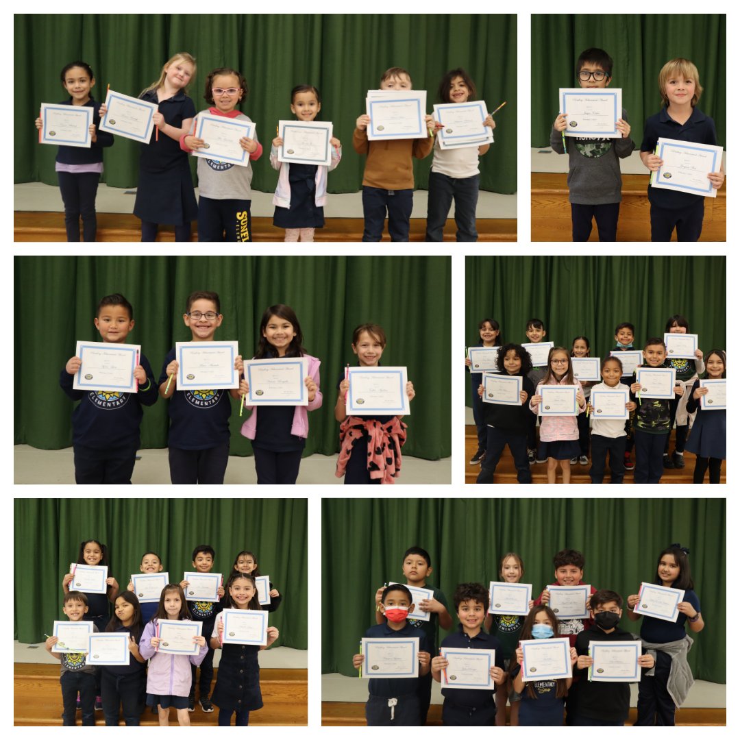 Here are some photos of our lower grade award winners.