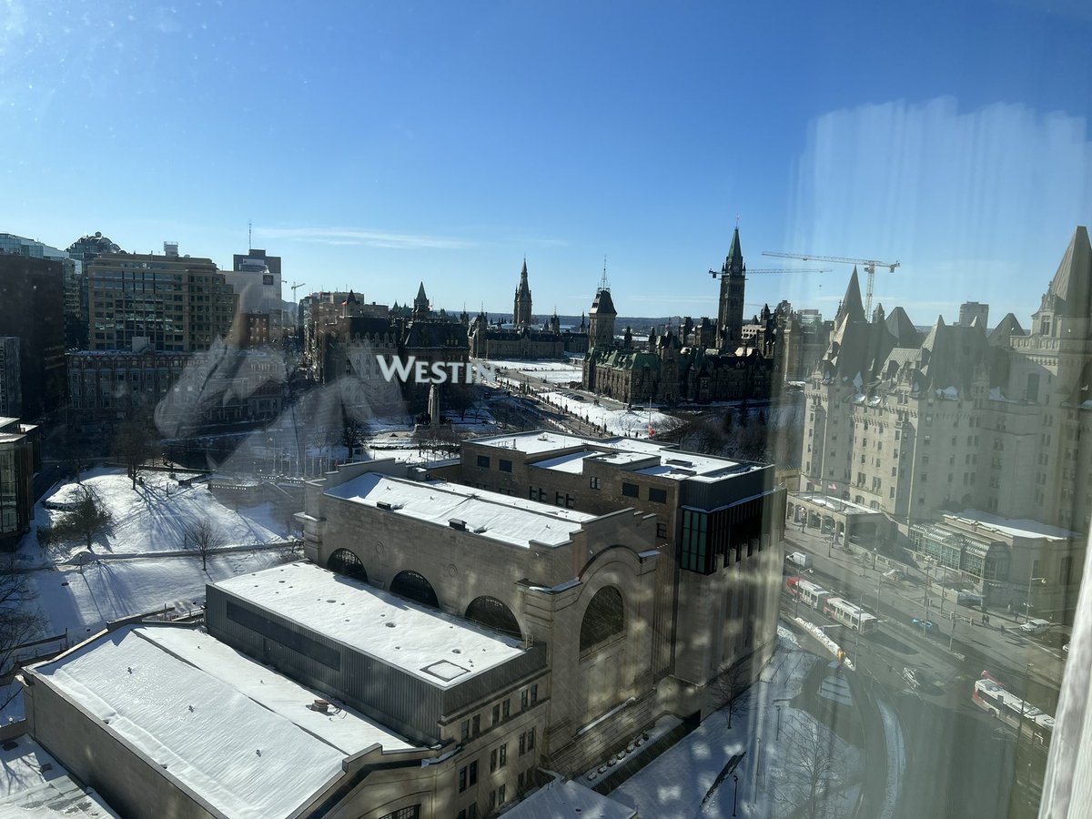 Pretty good view for my stay at the <a href="/AFOA_Canada/">AFOA Canada</a> conference!! Thanks <a href="/TheWestinOttawa/">The Westin Ottawa</a>!