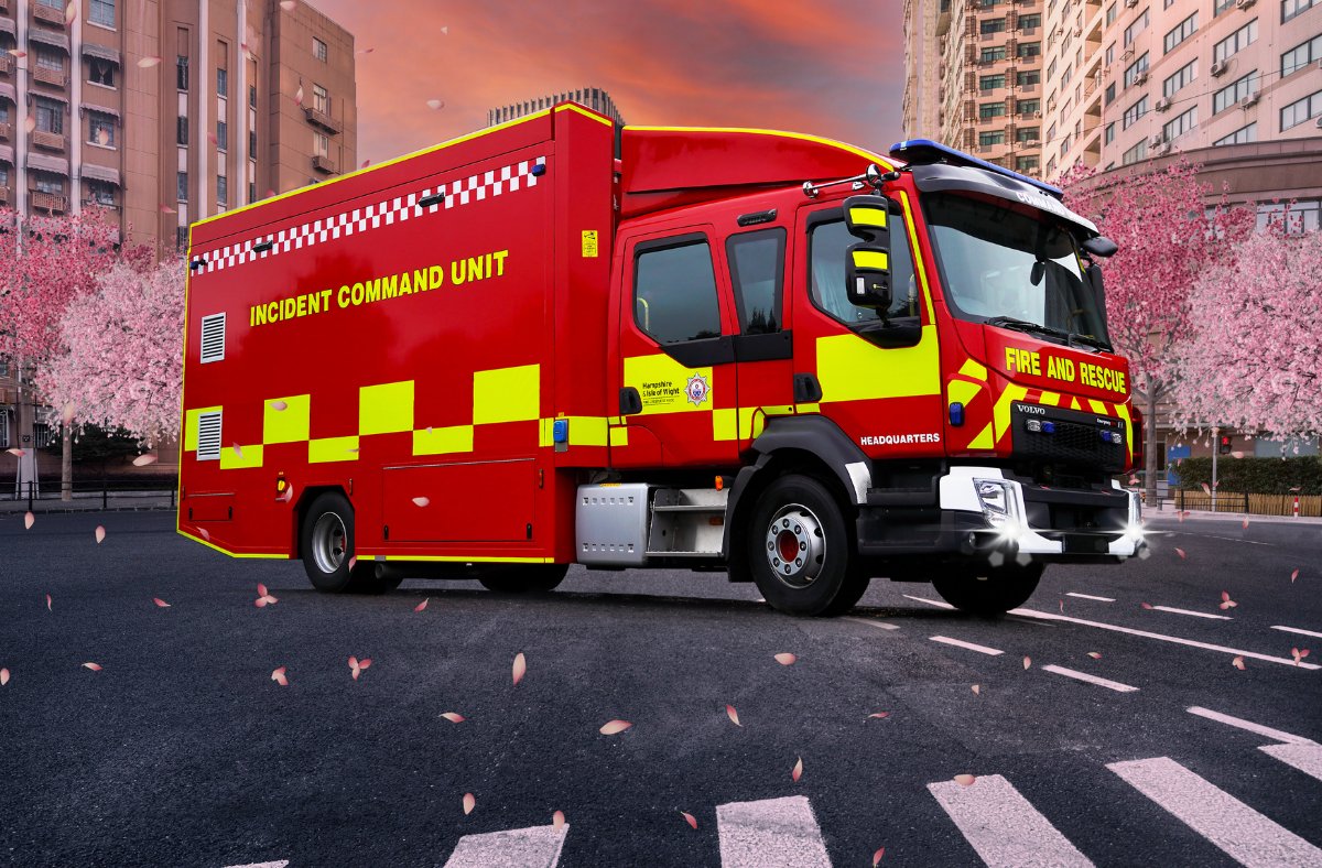 EOneUKLtd's tweet photo. Love is in the air this valentines 🌸

Another impressive Incident Command Unit, this one is headed for Hampshire &amp; Isle of Wight Fire and Rescue Service 😍

@HantsIOW_Fire @HIWFRS_ICU https://t.co/NoRC9fpssz