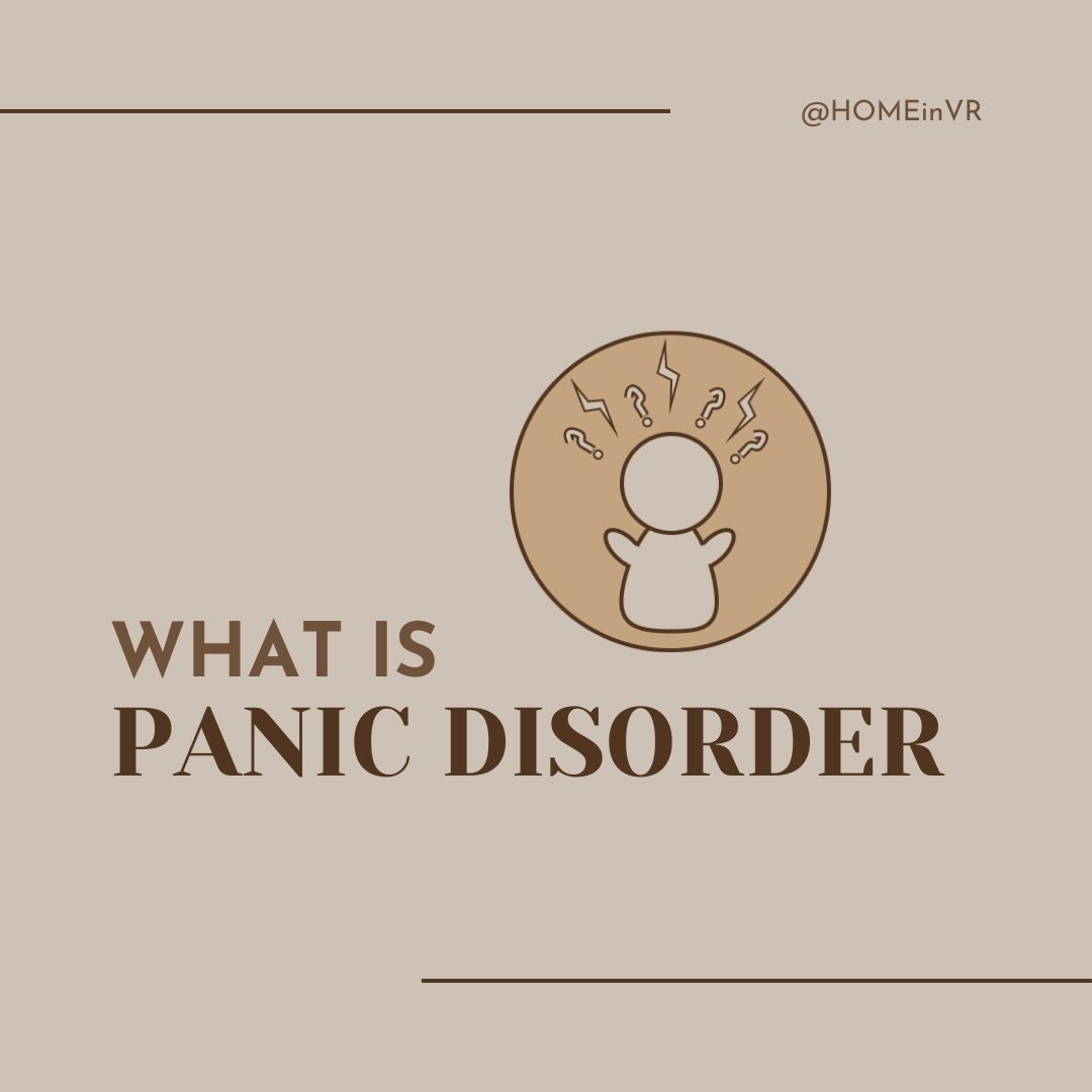 homeinvr's tweet photo. What is Panic Disorder? 

A panic disorder is when panic attacks interfere with daily life. 

To learn more about HOME, click the link in our bio!

#MentalHealth #MentalHealthAwareness #VR #VirtualReality #VRExperience #OculusQuest2 #Metaverse #PanicDisorder #HOME #HOMEinVR https://t.co/XiBHq19fBp