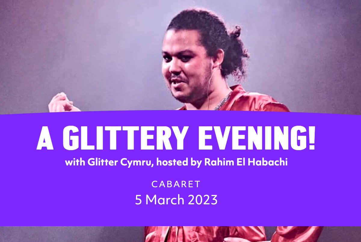 🌈✨WE'RE PUTTING ON A SHOW!!! 🌟

A GLITTERY EVENING!
📅 5 March, 6.30pm @ Wales Millennium Center <a href="/theCentre/">Wales Millennium Centre</a> 

💃Belly dancing
🎶Singing
🕺Stand-up
💬Spoken word
+ MORE #GLOBALMAJORITY TALENT!!

PLUS✨LOTS of Glitter ✨

SHARE WIDELY &amp; BOOK TICKETS NOW: wmc.org.uk/en/whats-on/20…