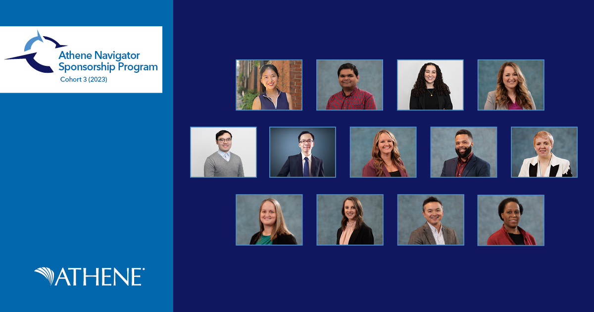 Congratulations to the 2023 Athene Navigator Sponsorship cohort. This program promotes #CareerDevelopment and is an example of our commitment to inclusion and employee growth.