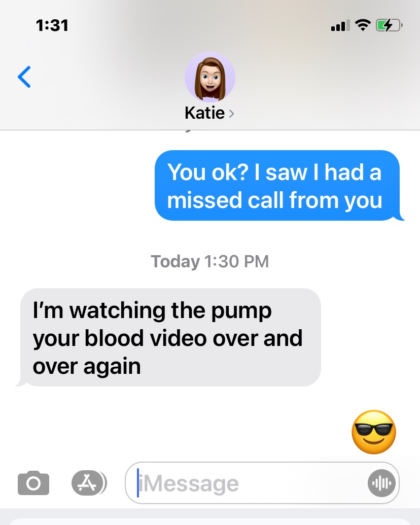 adele_oreilly's tweet photo. When your daughter hits a study block for the Cardiovascular System test, you send her that video!! IYKYK @hwinkler4real Anson Williams https://t.co/w39mvYzcdx