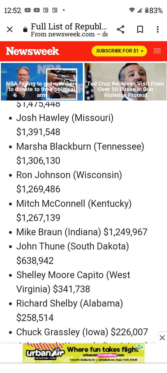 @MarshaBlackburn @SenBlumenthal Isn't gun violence the leading cause of death for American children? What are you going to do about that? I know... cash in.