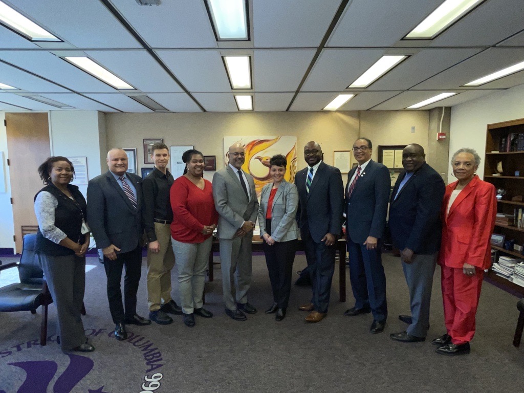 Had a wonderful visit at <a href="/udc_edu/">University of the District of Columbia (UDC)</a> with <a href="/udc_pres/">Maurice D. Edington, Ph.D.</a> Ronald Mason Jr. and faculty from the College of Agriculture, Urban Sustainability, and Environmental Sciences (CAUSES). As the only urban, land-grant university in the nation, CAUSES excels in developing future ag leaders.
