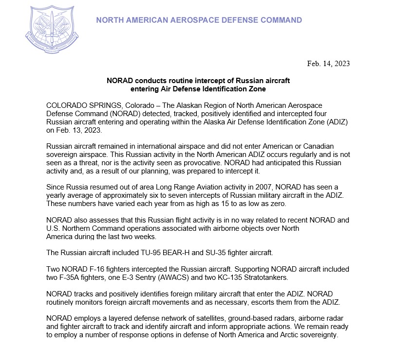 North American Aerospace Defense Command tweet media