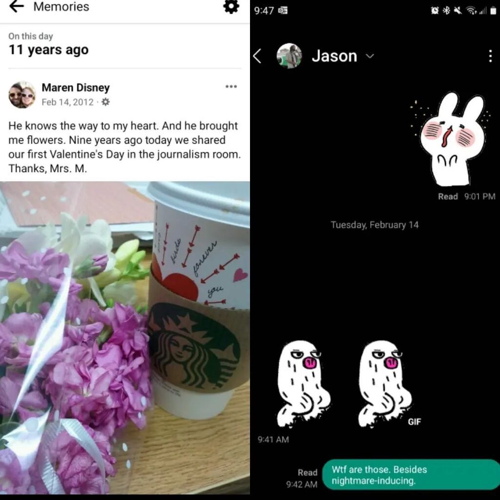 Two decades of Valentines. How it started vs how it's going. ❤️ instagr.am/p/Cop0oZVPspI/