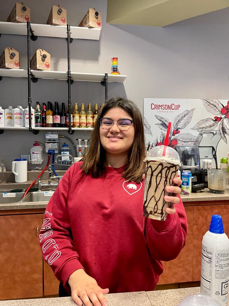 Ask Salomé to make her special oreo frozen the next time you're at perk! 

#XavierUniversity #VictoryPerk #Frozendrinks #OreoFrappe #diningoncampus