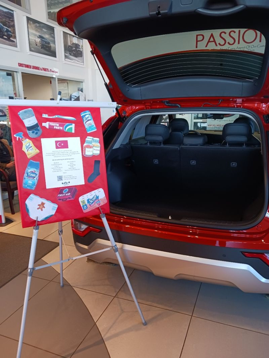 garyromekia's tweet photo. Help us fill the trunk for the people of Turkey! Our supply drive began today at our dealership and we will be collecting the following items now through the end of March, please stop by to donate:
- Diapers
- Wipes
- Cleaning Supplies
- OTC Pain Relievers
- First Aid Kits https://t.co/hKEYTssqmd