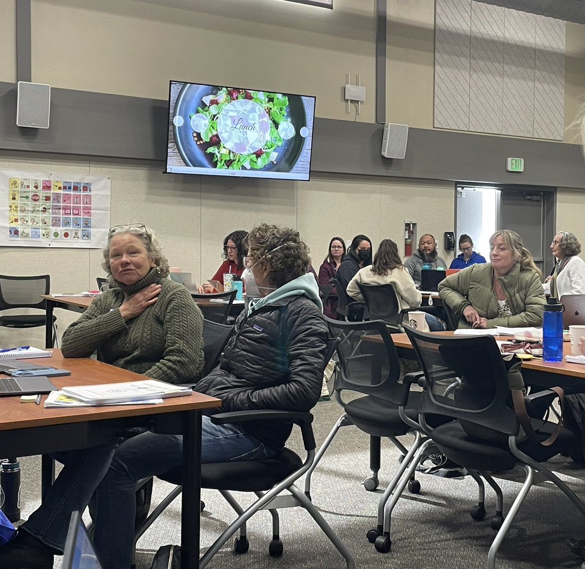One of the SLP’s at the Sonoma Foundations training shared that this is the best AAC training she has ever been to! It’s so comprehensive and engaging for classroom teams. She’s excited to start implementing what she is learning <a href="/PCOE_OPENACCESS/">PCOE_OpenAccess</a> <a href="/Placer_COE/">Placer County Office of Education</a> <a href="/CADeptEd/">CA Department of Education</a> <a href="/CCEEC/">Claire Cairns</a>