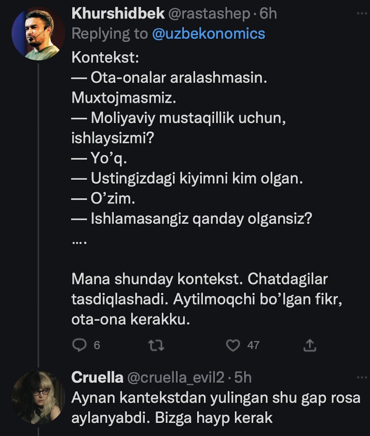 Endi twitterda #uppercut ruknini ochamiz.