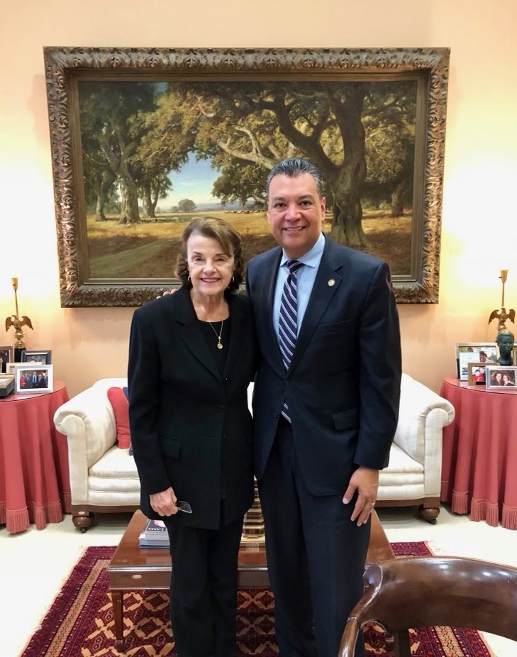 Senator Alex Padilla tweet media