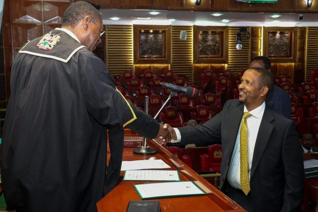 Officially took the oath of office as MP Garissa Township Constituency on the second session of the 13th parliament today, the 14th of February 2023. 

I am deeply humbled by your support, the great of people of Garissa Township and pray for Allah’s guidance and blessings.
