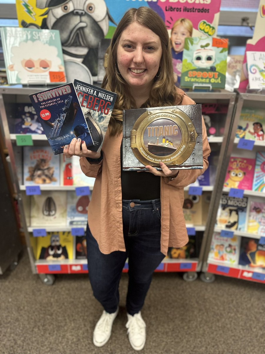 Titanic week in fifth grade is only a couple weeks away 🚢…so of course I need to highlight these AMAZING books at the @Scholastic book fair happening at @BirchcrestTiger this week! #bpsne #bctigers #welovebooks