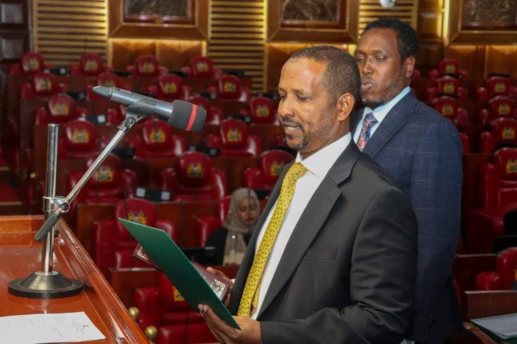 Officially took the oath of office as MP Garissa Township Constituency on the second session of the 13th parliament today, the 14th of February 2023. 

I am deeply humbled by your support, the great of people of Garissa Township and pray for Allah’s guidance and blessings.