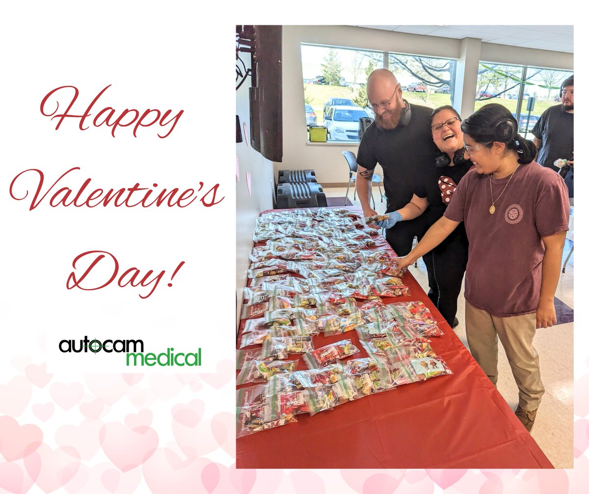 Happy Valentine's Day from Autocam Medical!

#valentinesday #candybags #manufacturing
