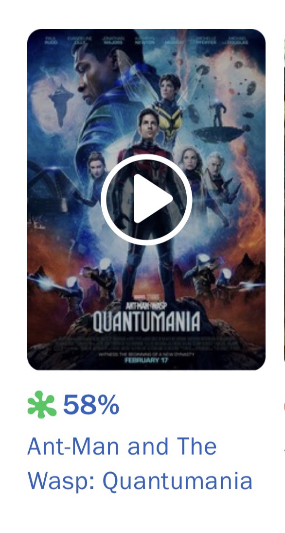 DiscussingFilm on X: 'ANT-MAN AND THE WASP: QUANTUMANIA' has become the  second MCU film to get a Rotten rating. Read our review:    / X