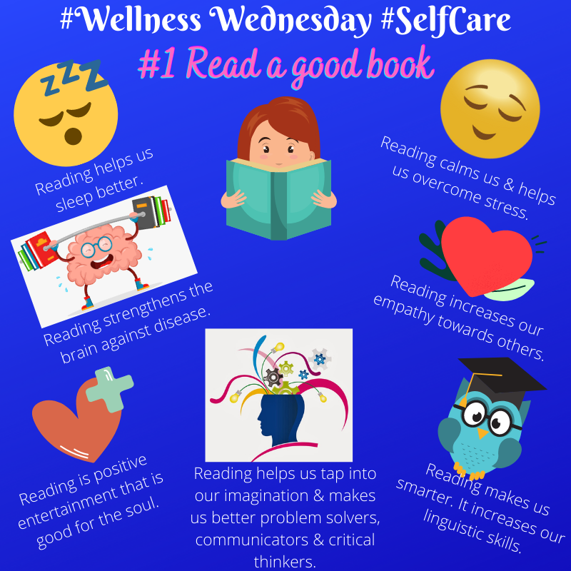 #WellnessWednesday #SelfCare #TexanLibrary #pisdREADS <a href="/SamRayburn_HS/">Sam Rayburn High School</a>