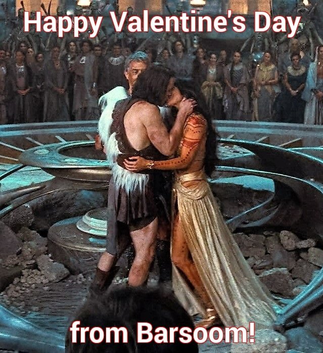 Happy Valentine's Day from Barsoom!
#ValentinesDay2023 #JohnCarter #DejahThoris #ERBUniverse