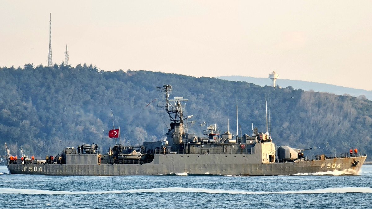 WarshipCam's tweet photo. Turkish Navy Burak-class corvette TCG Bartın (F-504) in the Istanbul Strait - February 14, 2023 #tcgbartın #f504
SRC: INST-en_balci https://t.co/qQ2PksskdE