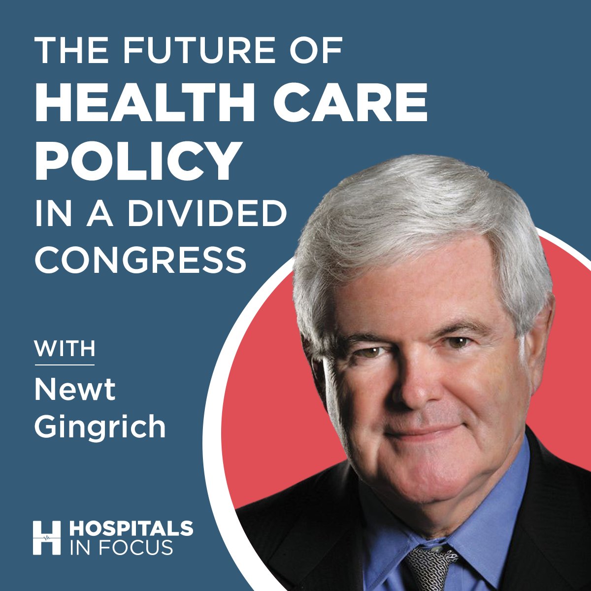 Always great to reconnect with @NewtGingrich - especially when we get to talk health care policy! In latest #HospitalsinFocus podcast, we discussed current dynamics on the Hill & implications for health care policy. Make sure to listen: bit.ly/3Yu2oAZ