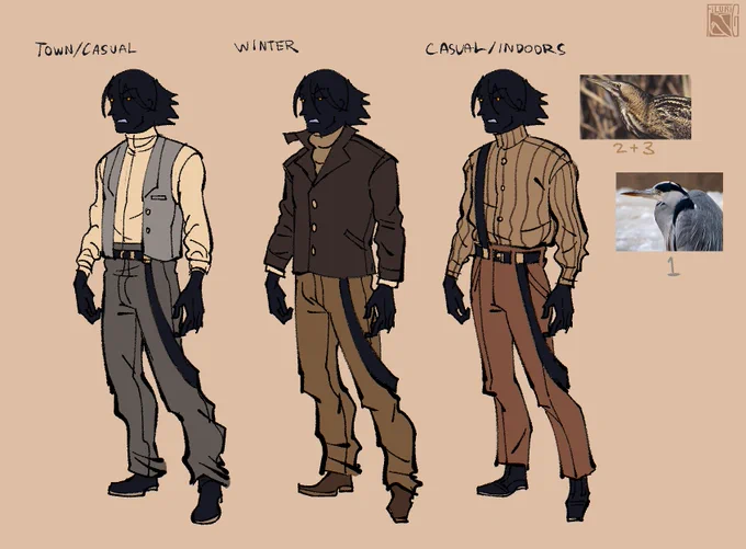 also ACTUALLY made some alt outfits for Them like i should be doing 
