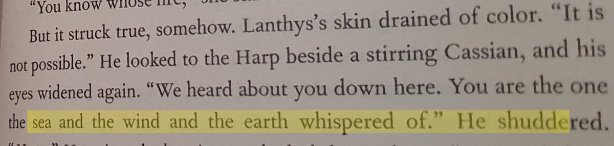 AmyLivingDesign's tweet image. is this somehow linked to cresent city? CC1 is earth and blood CC2 is sky and breath. Will CC3 be Sea? Maybe Sea and tears? Either way this quote seems very linked as Cresent city is said to be a trilogy. #acotar #acourtofsilverflames #acourtofthornsandroses #nesta #sarahjmass