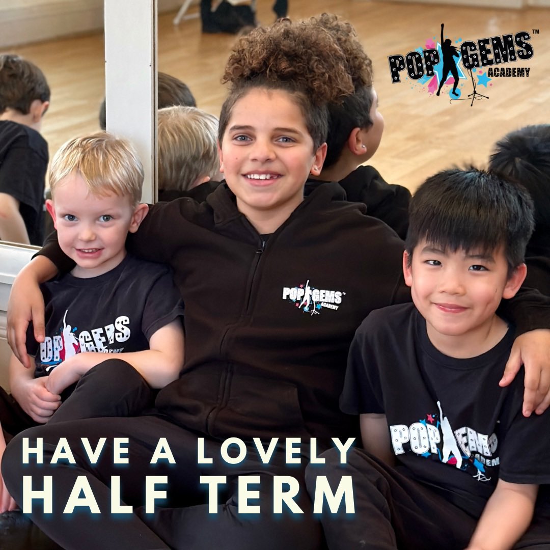 Have a lovely half term PopGems stars! 💫 We return to classes from Tuesday 21st February where we will continue to work on our exciting show routines! Show term is always so much fun and we cannot wait to see everything come together and see you all on stage 🎭