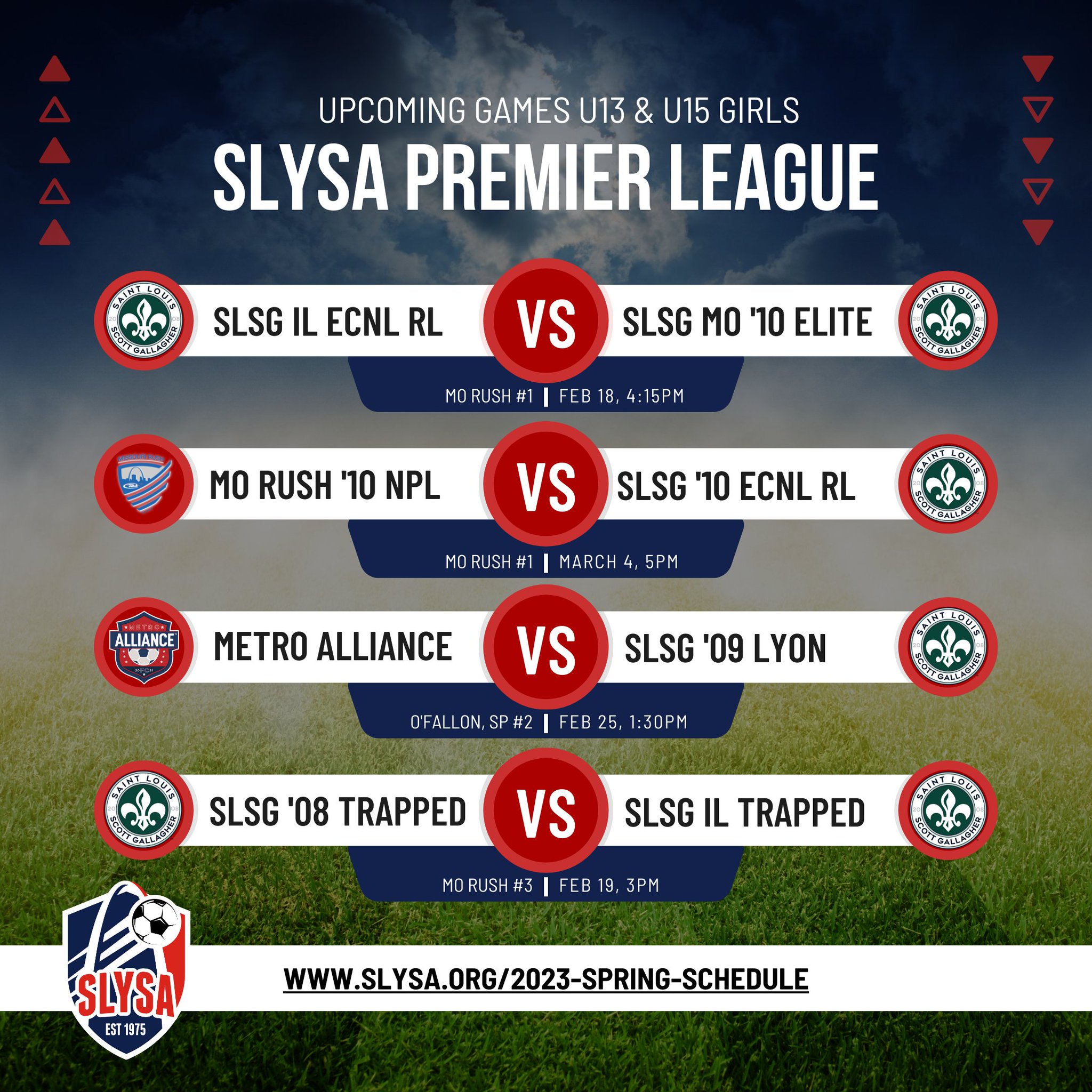 SLYSA on Twitter "The first round of SLYSA Premier League games for