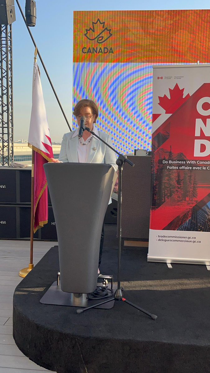 IsaboMartin's tweet photo. Taste of Canada 🍁 so nice to connect Canadian producers and suppliers of high quality seafood and beef exports 🦞🦀🥩from Coast to Coast 🇨🇦 with importers in Qatar 🇶🇦 🤝@AmbCanQatar @CanEmbQatar 👇 https://t.co/ifOD4HtIst