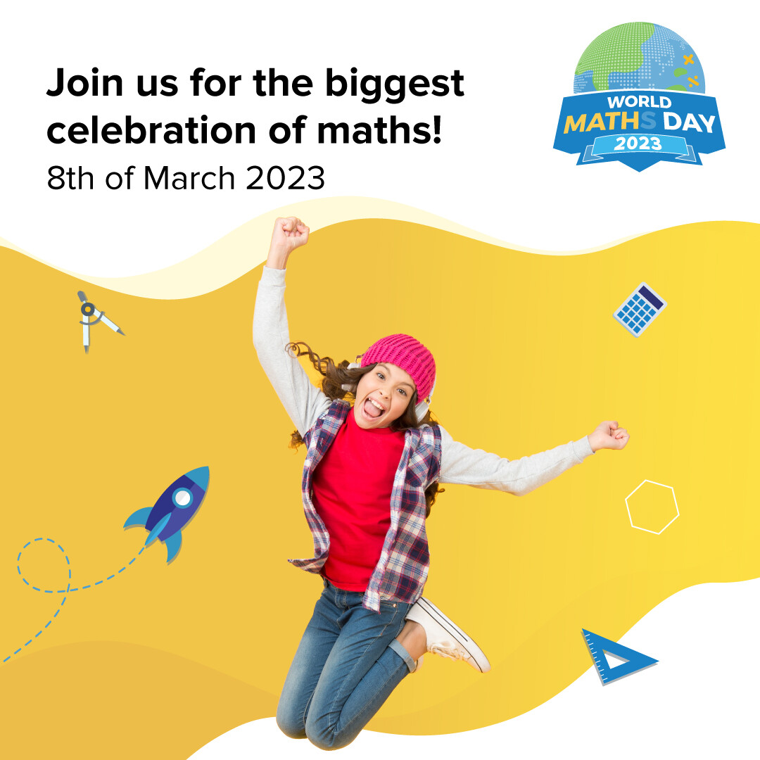 3PLearning's tweet photo. Join us on the 8th of March for World Maths Day 2023🥳

Your kids will love putting their skills to the test and competing in 20 live, fun Mathletics challenges against their peers from all corners of the world🌏

Register your interest here👉https://t.co/Mj4eUubz2U https://t.co/Q6XVm9TiWk