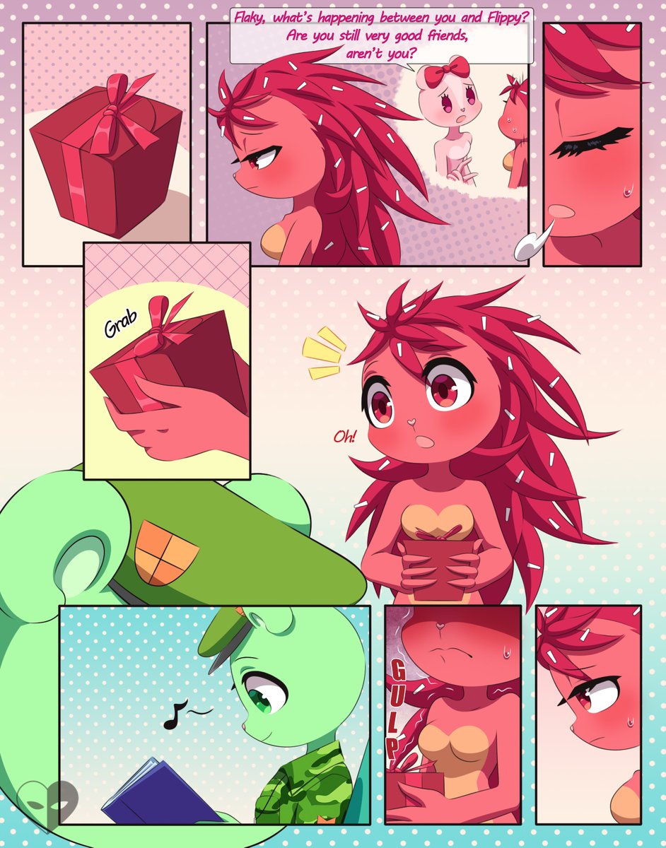 fatimation_x's tweet photo. 💕Happy Valentine's Day!💕

Yeah, My HTF designs. 

#happytreefriends #HTF #flippyxflaky https://t.co/YlG0A6xi98