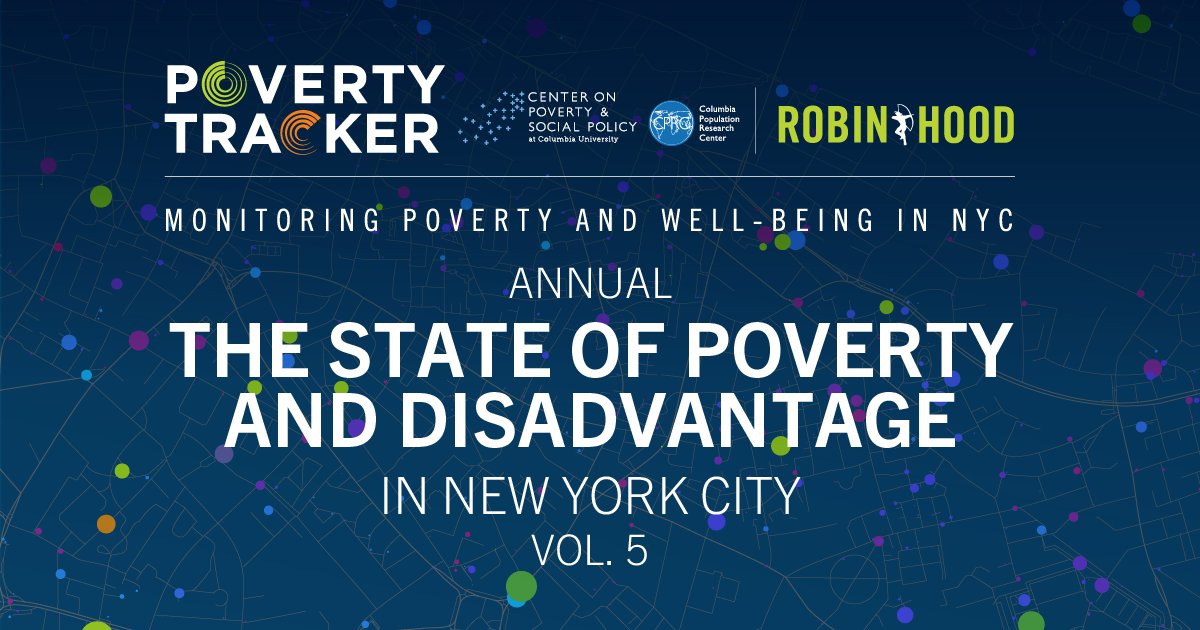 RobinHoodNYC's tweet photo. Today, @robinhoodnyc released our 5th Annual Poverty Tracker Report, assessing rates of income poverty, material hardship, and disadvantage in NYC in 2021.

Take a #DeepDive and download your #PovertyTracker report. https://t.co/wIxnHiJg3e https://t.co/vWiO9acCVB