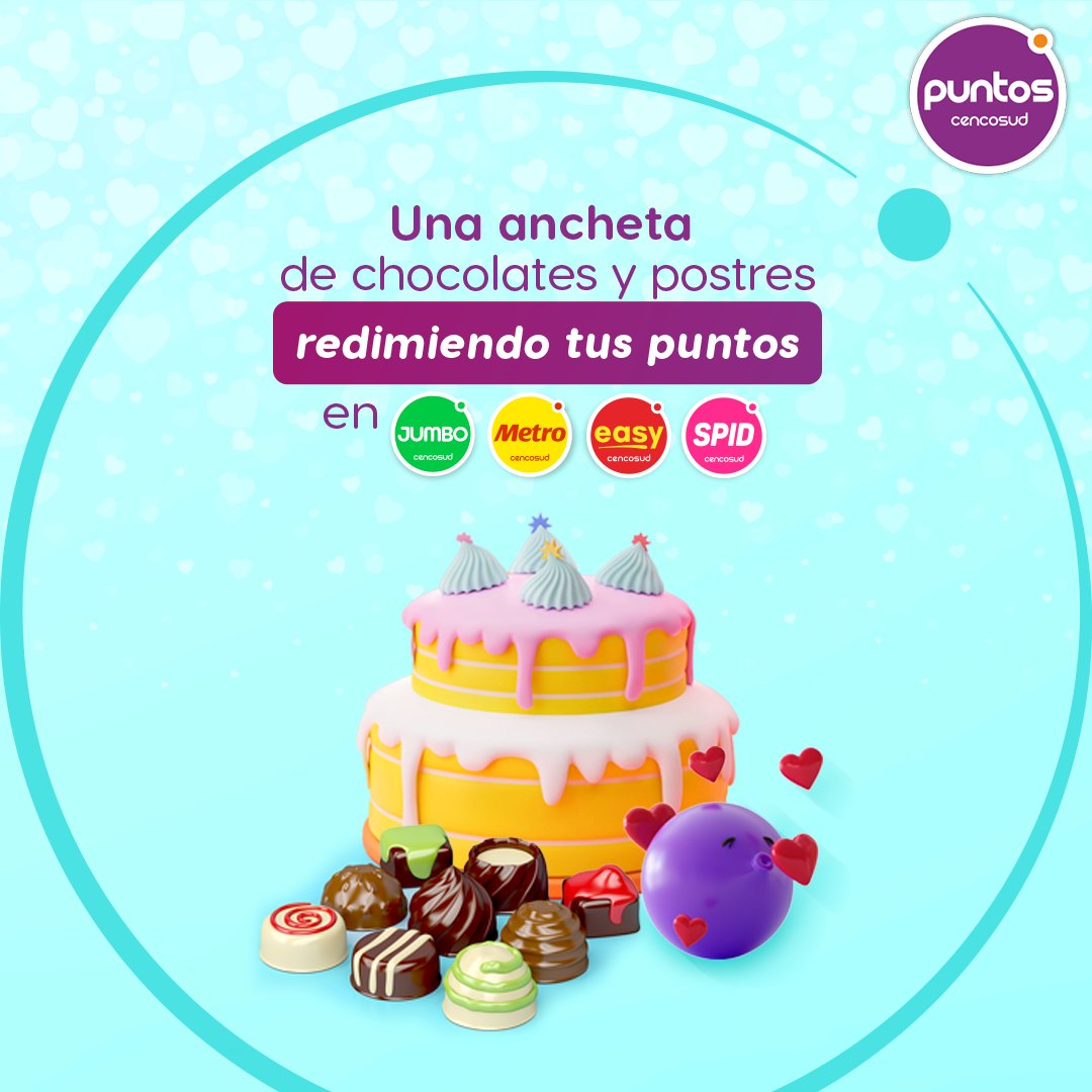 ¡Llegó San Valentín! 💝 Aprovecha tus Puntos Cencosud y dale el regalo perfecto a tu pareja. ¿Cuéntanos cuál opción te gusta más? 😍

#ApúntaloEnTusPlanes #PuntosParaTodo #PuntosCencosud #SanValentín