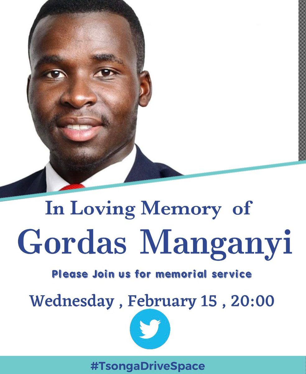 MawilaStash's tweet photo. #TsongaDriveSpace #ValentinesDay #RIPGordas  never thought one day i will host a space for your memorial service 💔 https://t.co/FvGv1mpY9E