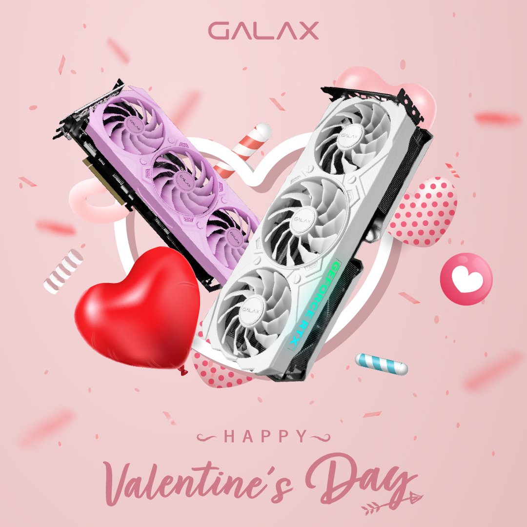 galaxyus's tweet photo. 🤍 Happy Valentine’s day ❤️
#GALAX #GALAXgaming #pcgaming #PC #GeForceRTX4070Ti #ExtremeGamer #GeForceRTX40series https://t.co/A5Eg5bmJ13