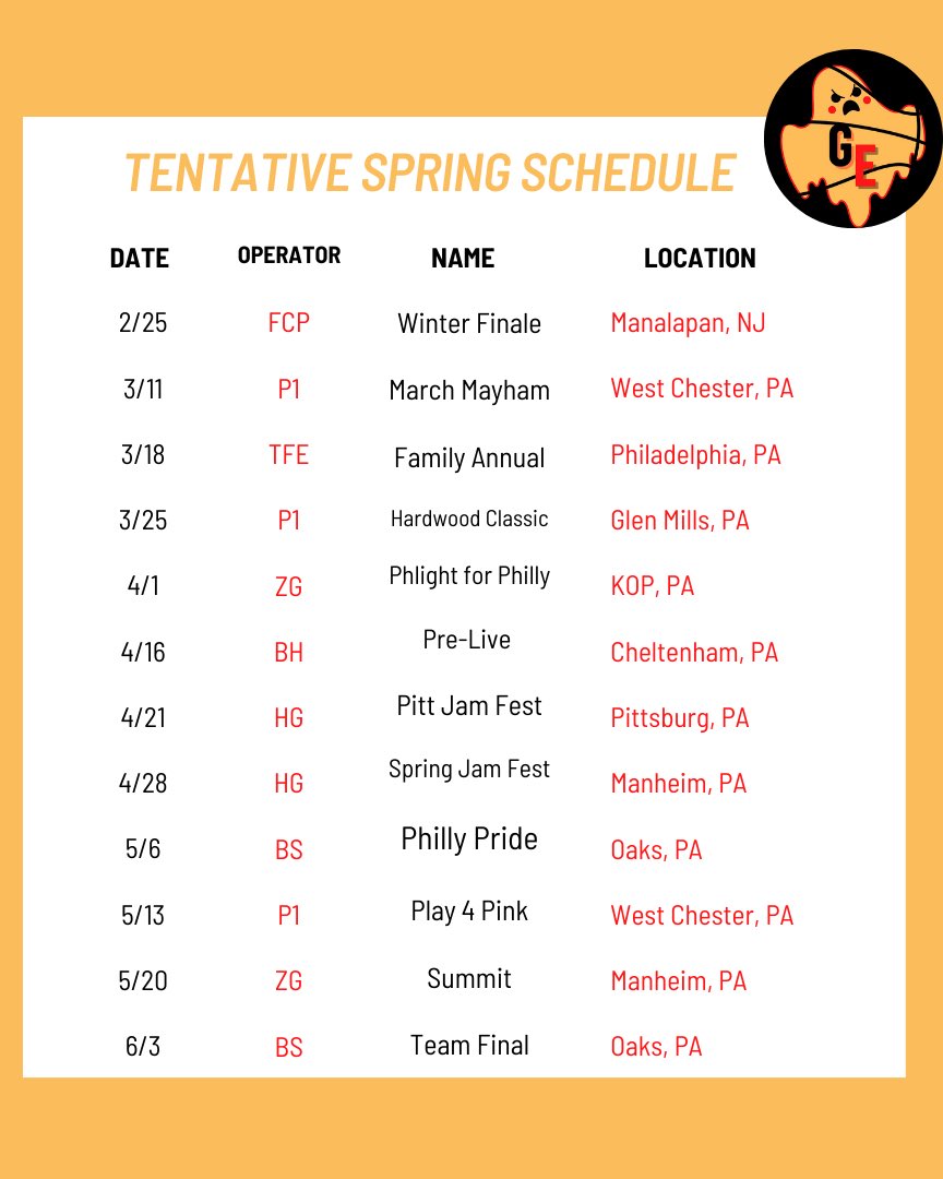 coachrichghost's tweet photo. Ghost Elite Spring 2023 tryouts. 
2/18 at City Athletics! https://t.co/QifcuZ25E0
