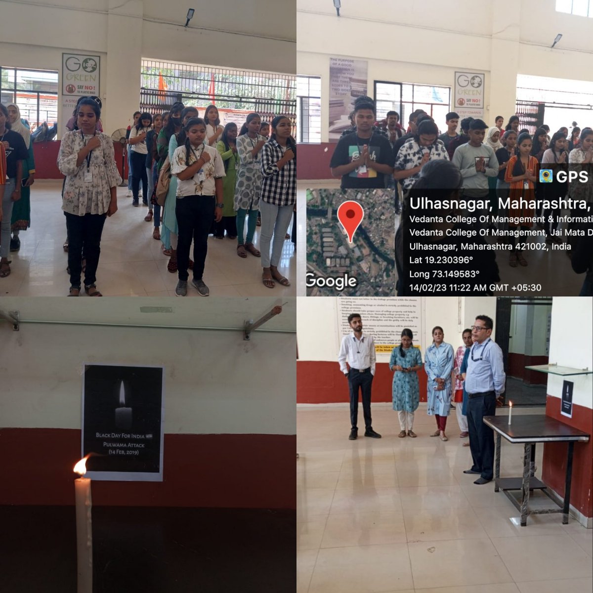 I said - I love you
They said - I love you too
I said - I can do anything for you
They said - I can do anything for you too

We all said all these lovely to express our selfless love towards her. The occasion was "Remembering the Martyrs of Pulwama attack 2019"

#NSS #14february