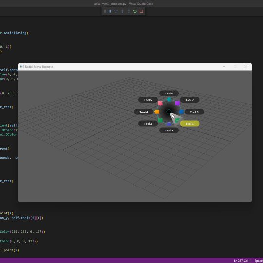 Learn how to create a Houdini-style radial menu using Qt and Python

Available now in the Qt for Python: Tips and Tricks course

zurbrigg.com/courses