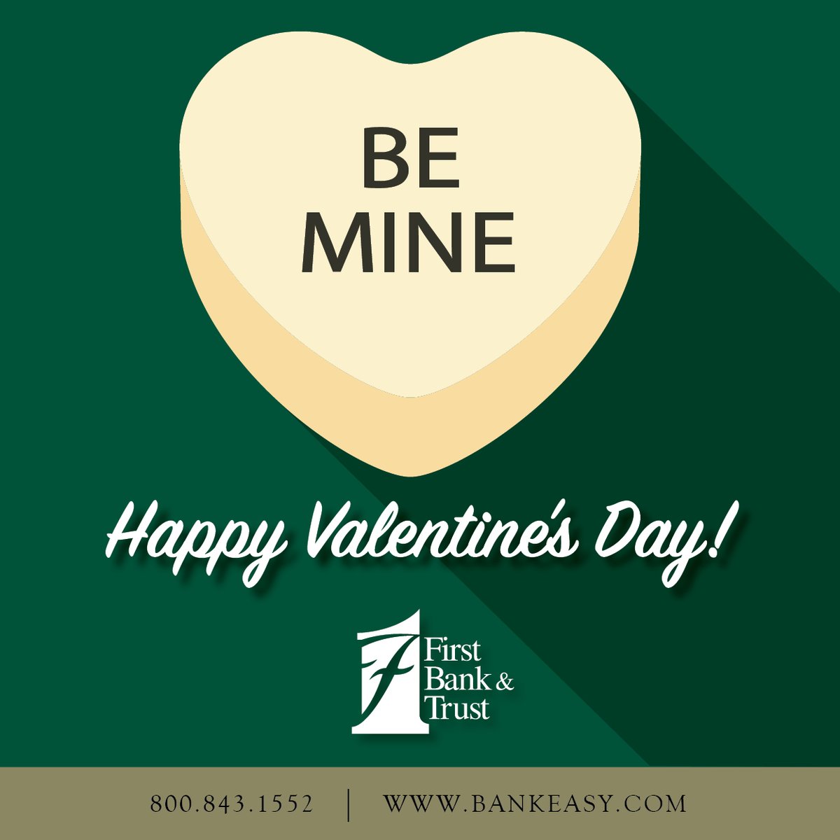 Sending love to all our wonderful customers on this Valentine's Day! 
{FB&amp;T|MemberFDIC}