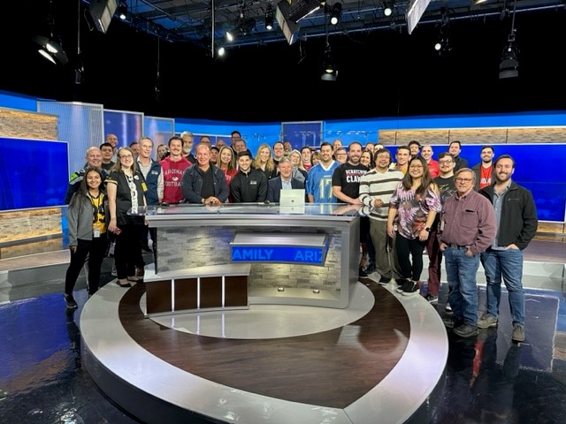 We want to give a big shout-out to the team at <a href="/azfamily/">azfamily 3TV CBS 5</a> for their tremendous #SuperBowl coverage!

<a href="/GrayTelevision/">Gray Television</a> Chairman and CEO <a href="/HiltonHowell/">Hilton Howell</a> stopped by the station to see everyone and personally congratulate them for a job well done. Way to go, everyone! #GrayProud