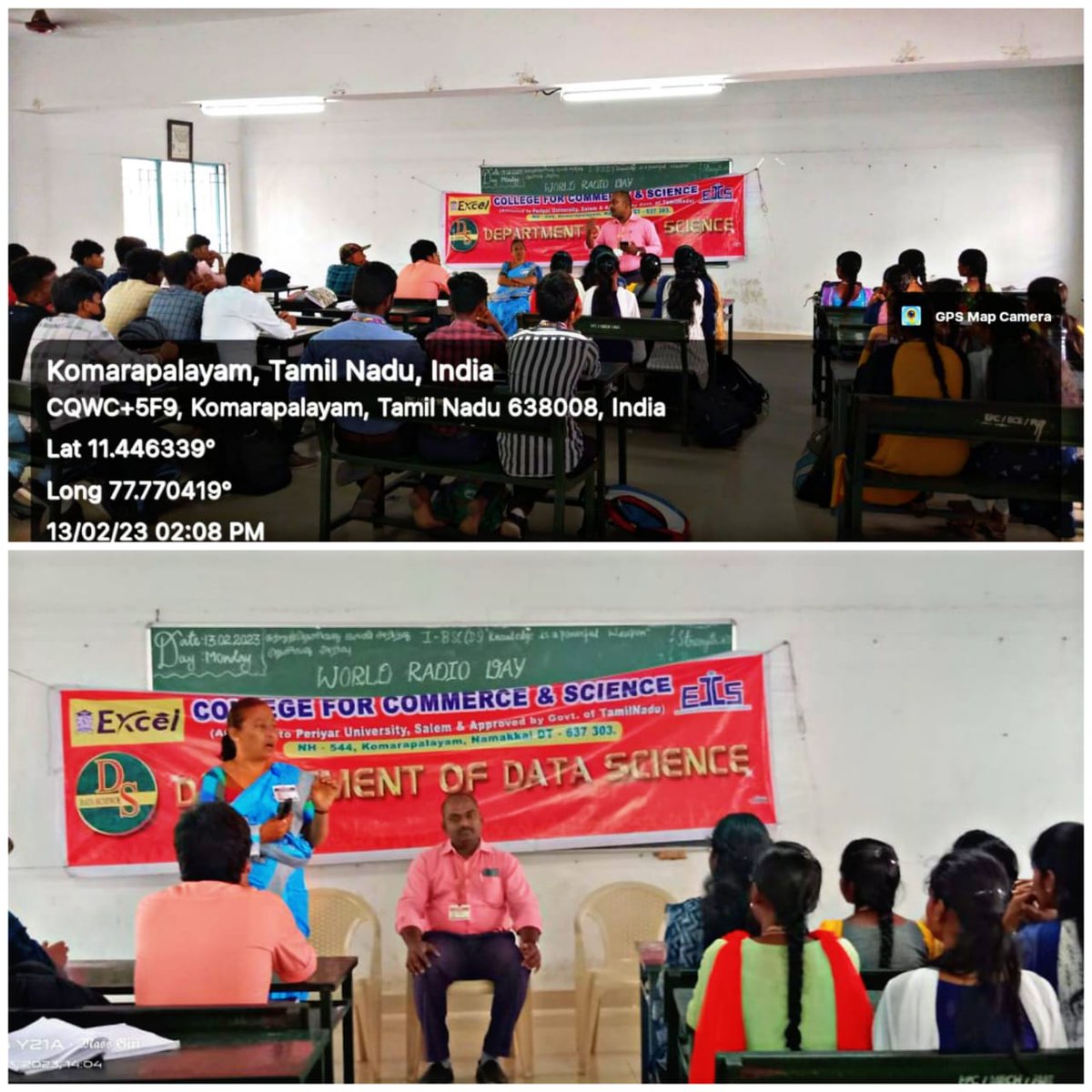 excelinstituti1's tweet image. Excel College for Commerce and Science, department of Data Science organized a Guest lecture on &quot;Waves - a Wonder&quot; Under the celebration of World Radio Day on 13/2/23.

#excelinstitutions #excelgroupinstitutions #excelcollegeforcommerceandscience #college #students #education