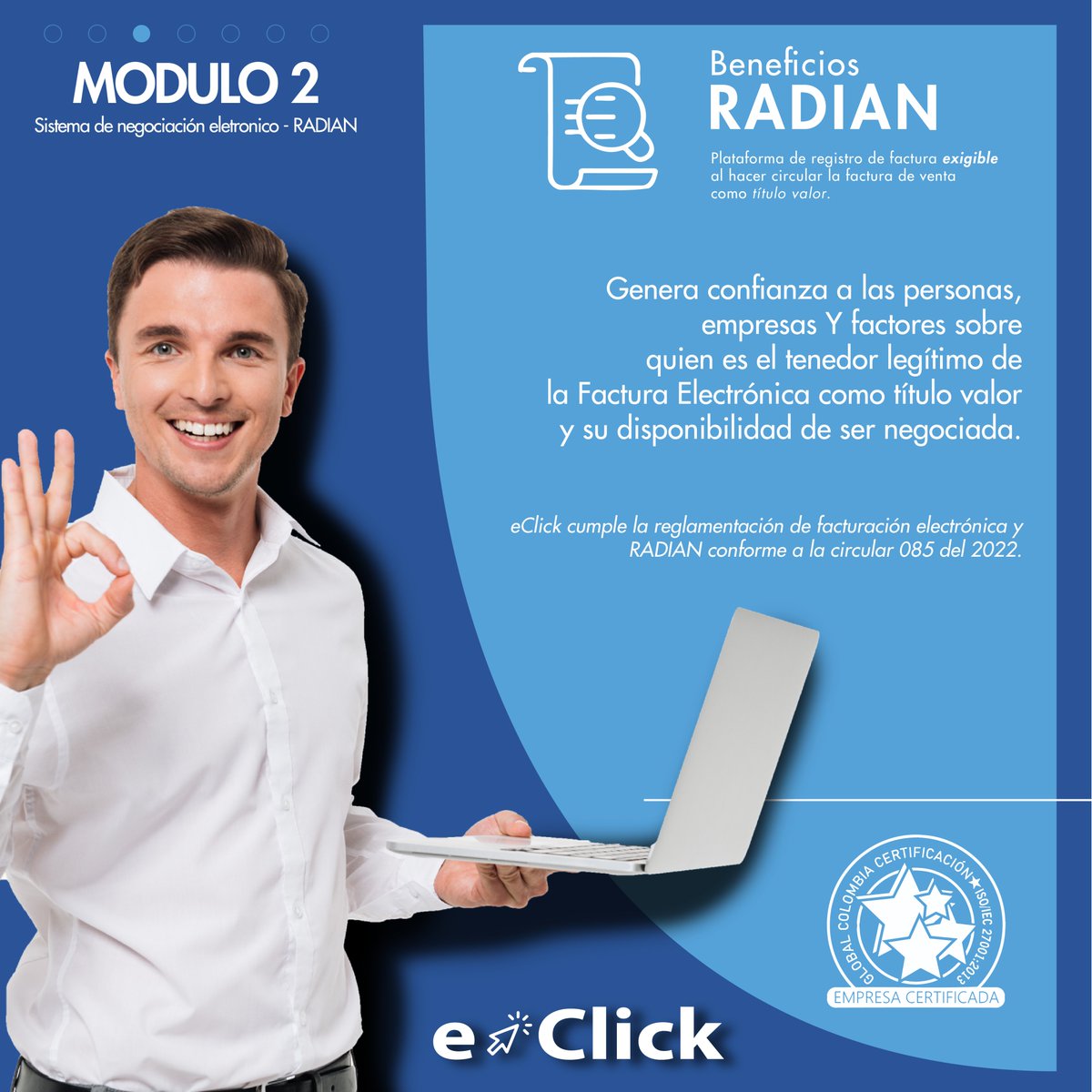 eClick_CBM's tweet image. ¿Estas listo para conocer todo lo que te puede ofrecer eClick?

𝘓𝘢 𝘱𝘭𝘢𝘵𝘢𝘧𝘰𝘳𝘮𝘢 𝘱𝘢𝘳𝘢 𝘤𝘳𝘦𝘤𝘦𝘳 𝘲𝘶𝘦 𝘴𝘪𝘦𝘮𝘱𝘳𝘦 𝘩𝘢𝘴 𝘯𝘦𝘤𝘦𝘴𝘪𝘵𝘢𝘥𝘰 𝘢𝘩𝘰𝘳𝘢 𝘭𝘰 𝘦𝘯𝘤𝘶𝘦𝘯𝘵𝘳𝘢𝘴 𝘦𝘯 𝘶𝘯 𝘴𝘰𝘭𝘰 𝘤𝘭𝘪𝘤𝘬.

#eclick #fintech  #radian #seguridadfinanciera