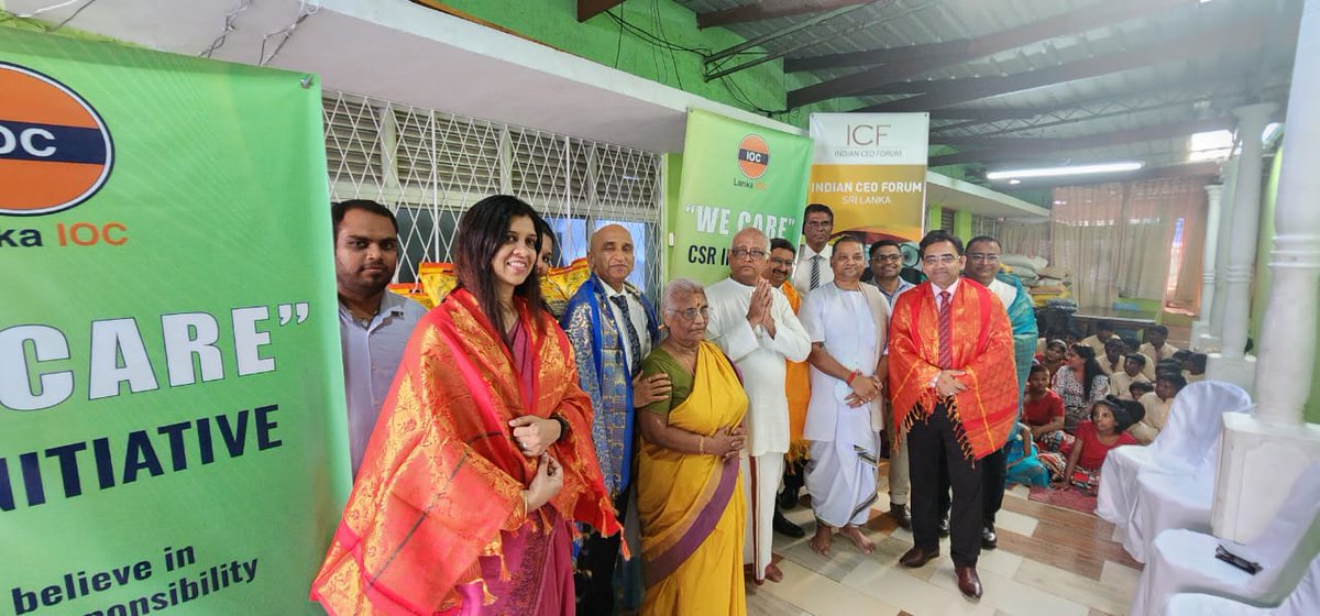 ManojGu10100891's tweet photo. Pleasd 2 visit Bhaktivedanta Children’s Home-Wattala &amp; meet childrn greeting us with somuch love.Feel contented 2 take care of their ration needs 4 few months thru assistance frm LIOC &amp; Indian CEO Forum.Happy 2 see them in caring hands of ISKCON.May their smiles never fade away https://t.co/fl23vtQrww