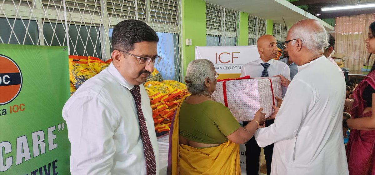 ManojGu10100891's tweet photo. Pleasd 2 visit Bhaktivedanta Children’s Home-Wattala &amp; meet childrn greeting us with somuch love.Feel contented 2 take care of their ration needs 4 few months thru assistance frm LIOC &amp; Indian CEO Forum.Happy 2 see them in caring hands of ISKCON.May their smiles never fade away https://t.co/fl23vtQrww