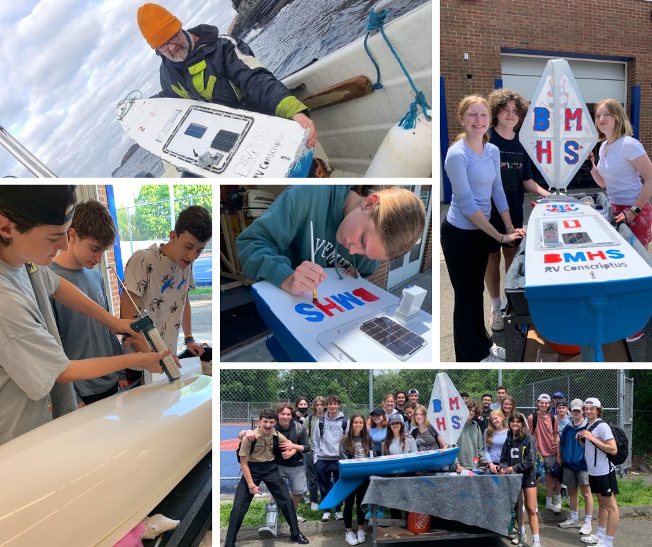 After 255 days at sea, our Marine Science Academy's ‘Conscriptus,’ a 1.5-meter long student-made sailboat, has made landfall in Televåg, Norway on Feb. 11. It will be brought to a nearby school in Norway so that both groups of students may meet and learn from each other.